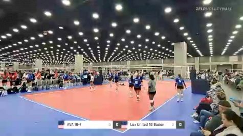 AVA 16-1 vs Lex United 16 Baden - 2022 JVA World Challenge presented by Nike - Expo Only
