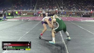 D4-113 lbs Cons. Round 2 - Aiden Fill, Bronson HS vs Alex Sayer, Hesperia Community HS