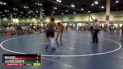 220 lbs Round 3 (10 Team) - Shai Keery, Wrestling University vs Levander Goggans, Indiana Smackdown White