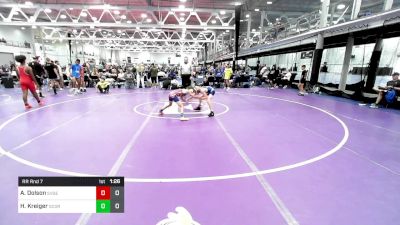 75 lbs Rr Rnd 7 - Andrew Dolson, Savage Wrestling vs Harrison Kreiger, Scorpions