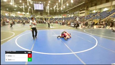 109 lbs Quarterfinal - Teagan Miller, Pikes Peak Warriors vs Eliana Zent, Black Hills Wr Acd