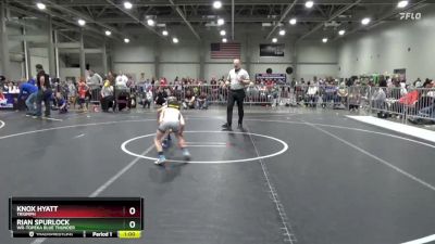 55 lbs Cons. Round 3 - Rian Spurlock, WR-Topeka Blue Thunder vs Knox Hyatt, Triumph