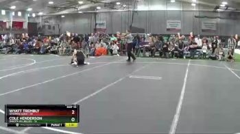 170 lbs Placement Matches (8 Team) - Cole Henderson, Dakota Hillbillies vs Wyatt Trembly, Wyoming Gold