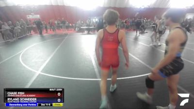 152 lbs Cons. Round 4 - Chase Fish, Askren Wrestling Academy vs Ryland Schneider, Team Nazar Training Center