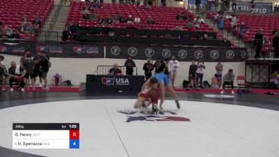 68 kg Cons 16 #1 - Rocky Penny, South Side Wrestling Club vs Henrik Sperlazza, MN Elite Wrestling Club