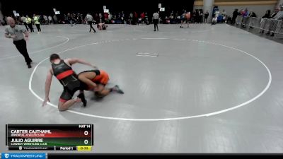 132 lbs Cons. Round 7 - Carter Cajthaml, Immortal Athletics WC vs Julio Aguirre, Cowboy Wrestling Club