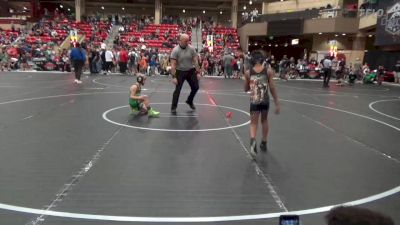 70 lbs Quarterfinal - Skyler Rainey, Victory Wrestling vs Tyson McComb, Derby Wrestling Club