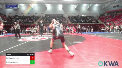 96 lbs Semifinal - Dylan Salemie, Terminator Wrestling Academy vs Porter Chaney, Vinita Kids Wrestling