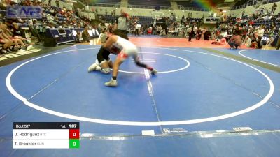 155 lbs Semifinal - Javer Rodriguez, Hinton Takedown Club vs Tyson Brookter, Clinton Youth Wrestling