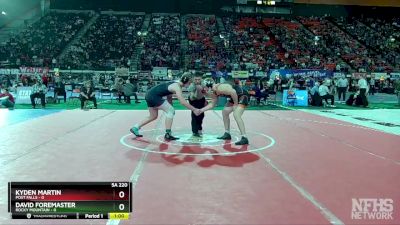 5A 220 lbs Cons. Round 1 - David Foremaster, Rocky Mountain vs Kyden Martin, Post Falls