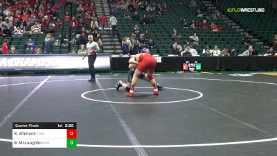 174 lbs Quarterfinal - Brandon Womack, Cornell vs Bryan McLaughlin, Drexel