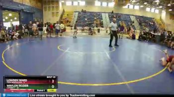 132 lbs Round 7 (8 Team) - Waylon Rozier, Camden 1 vs LOWDEN WARD, Team Barracuda