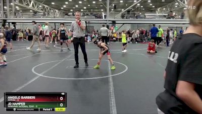 48 lbs Placement (4 Team) - Angelo Barbieri, M2TCNJ vs JD Hamper, Warhawk National Team