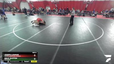 145 lbs Cons. Round 1 - Joseph Lohmar, Askren Wrestling Academy vs Brice Buxton, Wisconsin