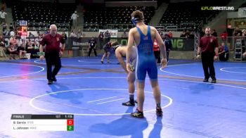 175 lbs Final - Bryce Garcia, Steel City Elite vs Luke Johnson, Maize Wrestling Club