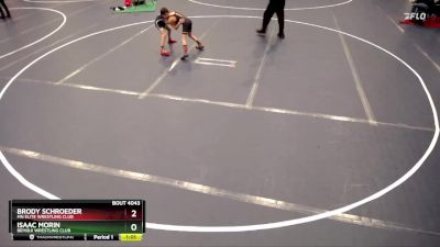 70 lbs Champ. Round 2 - Brody Schroeder, MN Elite Wrestling Club vs Isaac Morin, Bemidji Wrestling Club