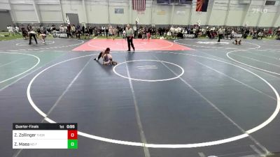 78 lbs Quarterfinal - Zade Zollinger, Thorobred WC vs Zorion Maea, No Fefe