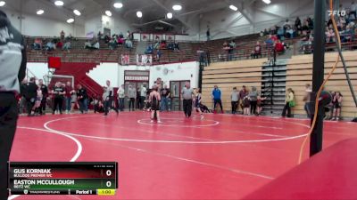 63-68 lbs Quarterfinal - Easton McCullough, Reitz WC vs Gus Korniak, Bulldog Premier WC