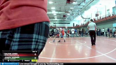 95 lbs Cons. Round 6 - Joseph Warner, The Fort Hammers vs Dalton Jones, Quaker Wrestling Club