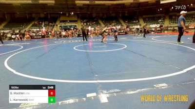 150 lbs Consi Of 4 - Brynn Madden, USA Gold vs Leolyn Karnowski, Wamego Wrestling Club