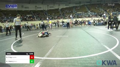 64 lbs Semifinal - Robert Frey, Norman Grappling Club vs Kenneth Henry, BullTrained