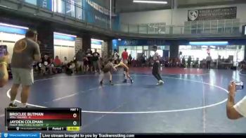 65 lbs Round 1 (10 Team) - Broclee Butman, Well Trained vs Jayden Coleman, Panda Wrestling Academy
