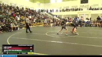 106 lbs Semis & 1st Wb (8 Team) - Lee Camp, Cass vs Braylen Holsenback, Ola