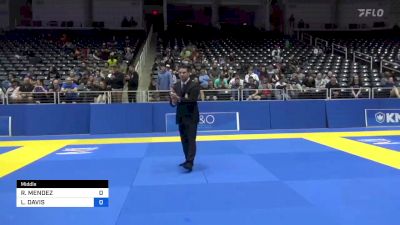 RICARDO MENDEZ vs LEON DAVIS 2022 Pan IBJJF Jiu-Jitsu No-Gi Championship