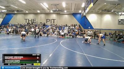 160 lbs Cons. Round 2 - Zachary Ericksen, Fremont Wrestling Club vs Tayevian Knipe, Timpanogos Wrestling