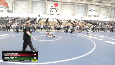 56 lbs Quarterfinal - Landon Perry, Kendall Youth Wrestling vs Isaac Jayson, Brawlers Elite