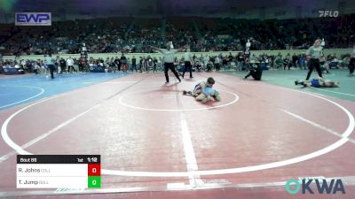 58 lbs Semifinal - Ryzen Johns, Collinsville Cardinal Youth Wrestling vs Tuff Jump, BullTrained