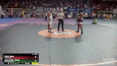 D 1 285 lbs Champ. Round 1 - Shealtiel Lewis, East Ascension vs Troy Sino, Chalmette