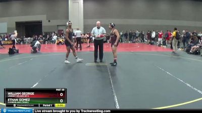 157 lbs Cons. Round 5 - Ethan Gomez, Cumberland (Tenn.) vs William George, Lindsey Wilson (Ky.)