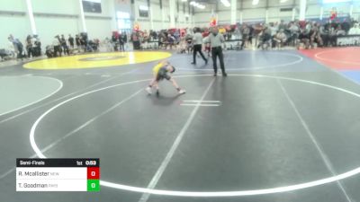 54 lbs Semifinal - Rudy Mcallister, New Mexico Bad Boyz vs Tucker Goodman, Payson WC