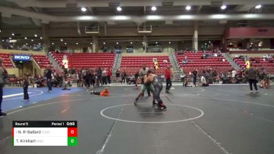 168 lbs Round 5 - Noah Reyes-Ballard, Valley Center Wrestling Club vs Tuxley Kirkhart, Mulvane Wrestling Club