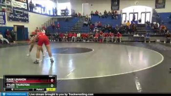 197 lbs Round 2 (4 Team) - Tyler Thurston, Dubuque vs Gage Linahon, Central