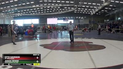 174 lbs Prelim - Otto Davidson, St. John Fisher vs Anson Dewar, Muhlenberg College