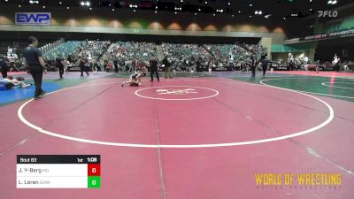 83 lbs Final - Jordan Yi-Berg, Mad Dawg Wrestling Club vs Luke Loren, Sunkist Kids Monster Garage