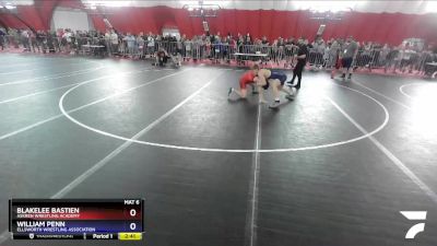 138 lbs Cons. Round 4 - Blakelee Bastien, Askren Wrestling Academy vs William Penn, Ellsworth Wrestling Association