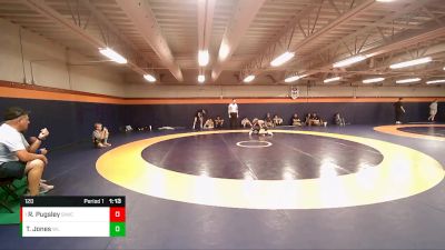 120 lbs Quarterfinal - Raidyn Pugsley, Southern Idaho Wrestling Club vs Trevor Jones, Carbon Wrestling Club