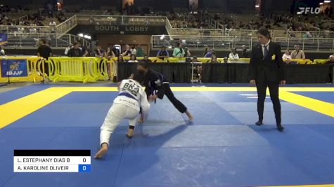 LAYSLA ESTEPHANY DIAS BARBOSA vs ANY KAROLINE OLIVEIRA 2024 Pan Jiu Jitsu IBJJF Championship