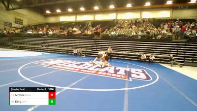 175 lbs Quarterfinal - Isaac McGee, Mountain View vs Hyrum King, Spanish Fork