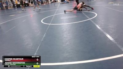 90 lbs Quarterfinal - Adonis Washington, Harvey Twisters vs Cooper Mcarthur, Teknique