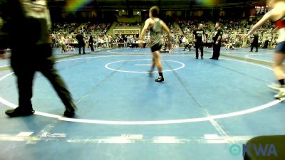 130 lbs Round Of 16 - Gauge Vogel, Pryor Tigers vs Parker Goss, Vinita Kids Wrestling