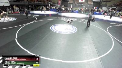 126 lbs Champ. Round 3 - Noah Vera, Beat The Streets - Los Angeles vs Manuel Ruiz, Monterey High School Wrestling