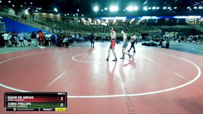 120 lbs Cons. Round 4 - David De Armas, Doral Academy vs Chris Phillips, Central (Carroll)