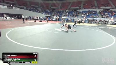 5A-113 lbs Semifinal - Elijah Bayne, Crater vs Connor Farlow, Hood River Valley