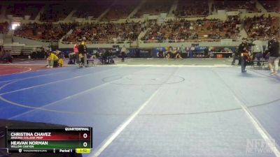 185 lbs Quarterfinal - Heavan Norman, Willow Canyon vs Christina Chavez, Arizona College Prep