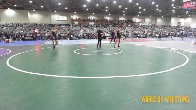 132 lbs Quarterfinal - Damian Alvarez, Selma vs Izaiah Furra, Tulsa Blue T Panthers