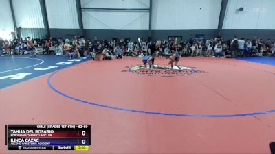 62-69 lbs Round 1 - Tahlia Del Rosario, FordDynastyWrestlingClub vs Ilinca Cazac, Ascend Wrestling Academy